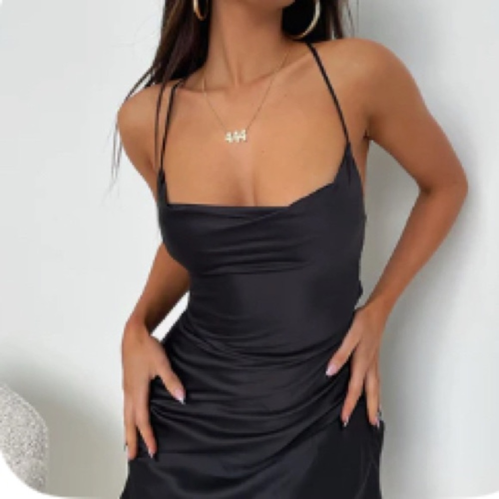 Elegant Black Mini Dress